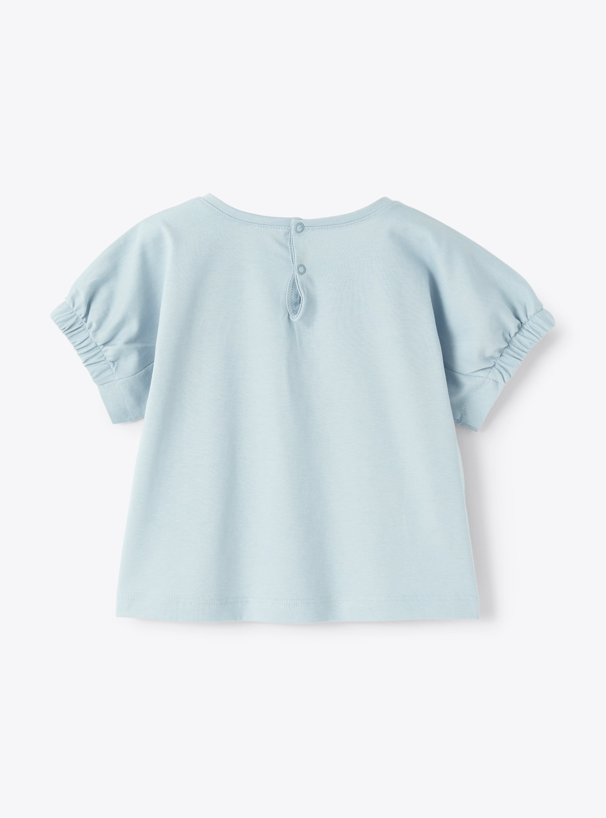 T-shirt à extrémités des manches élastiques - Powder Blue