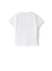 T-shirt con applicazione piovra