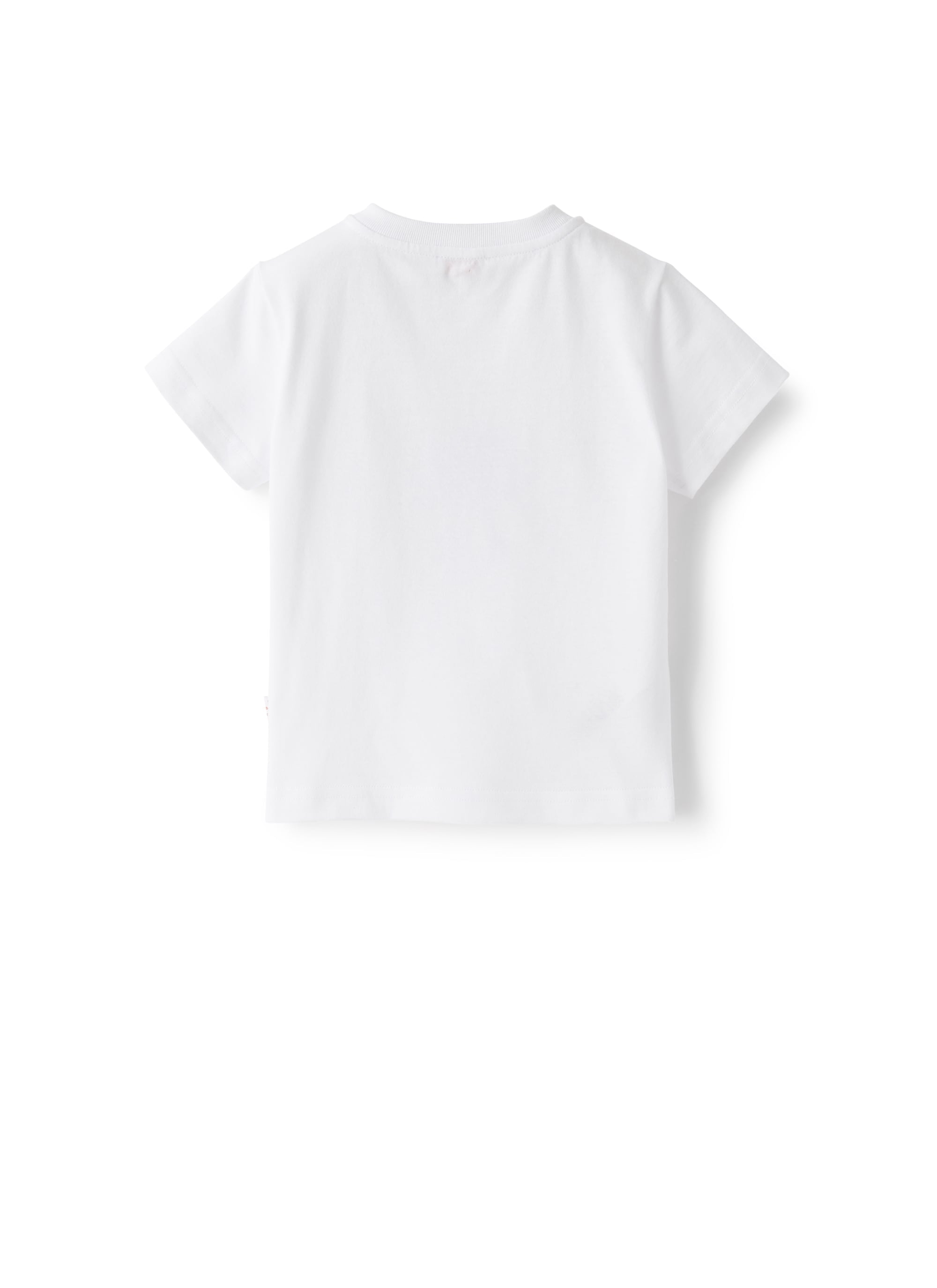 T-shirt con applicazione piovra