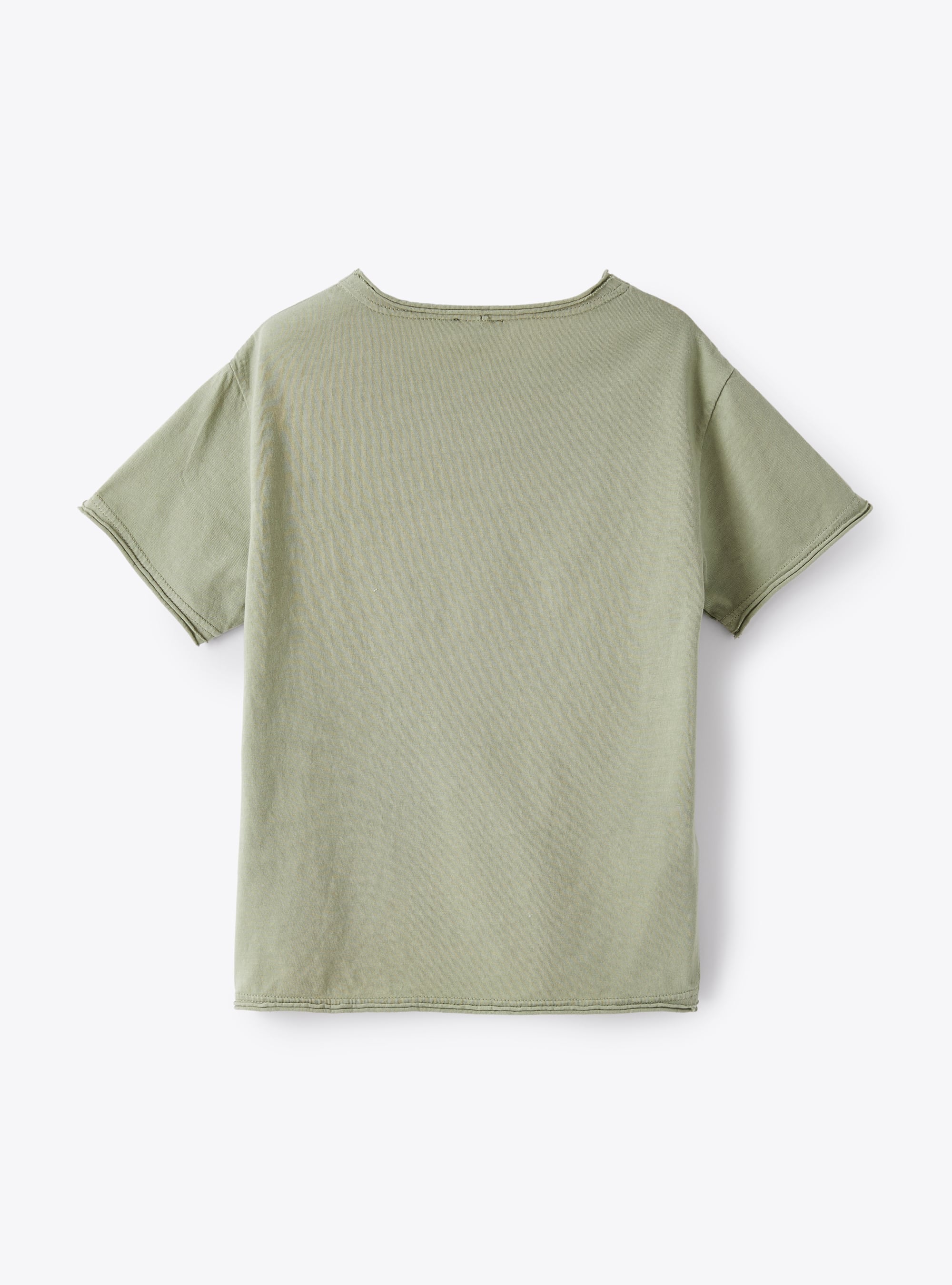 Printed T-shirt - Oregano Green & Green