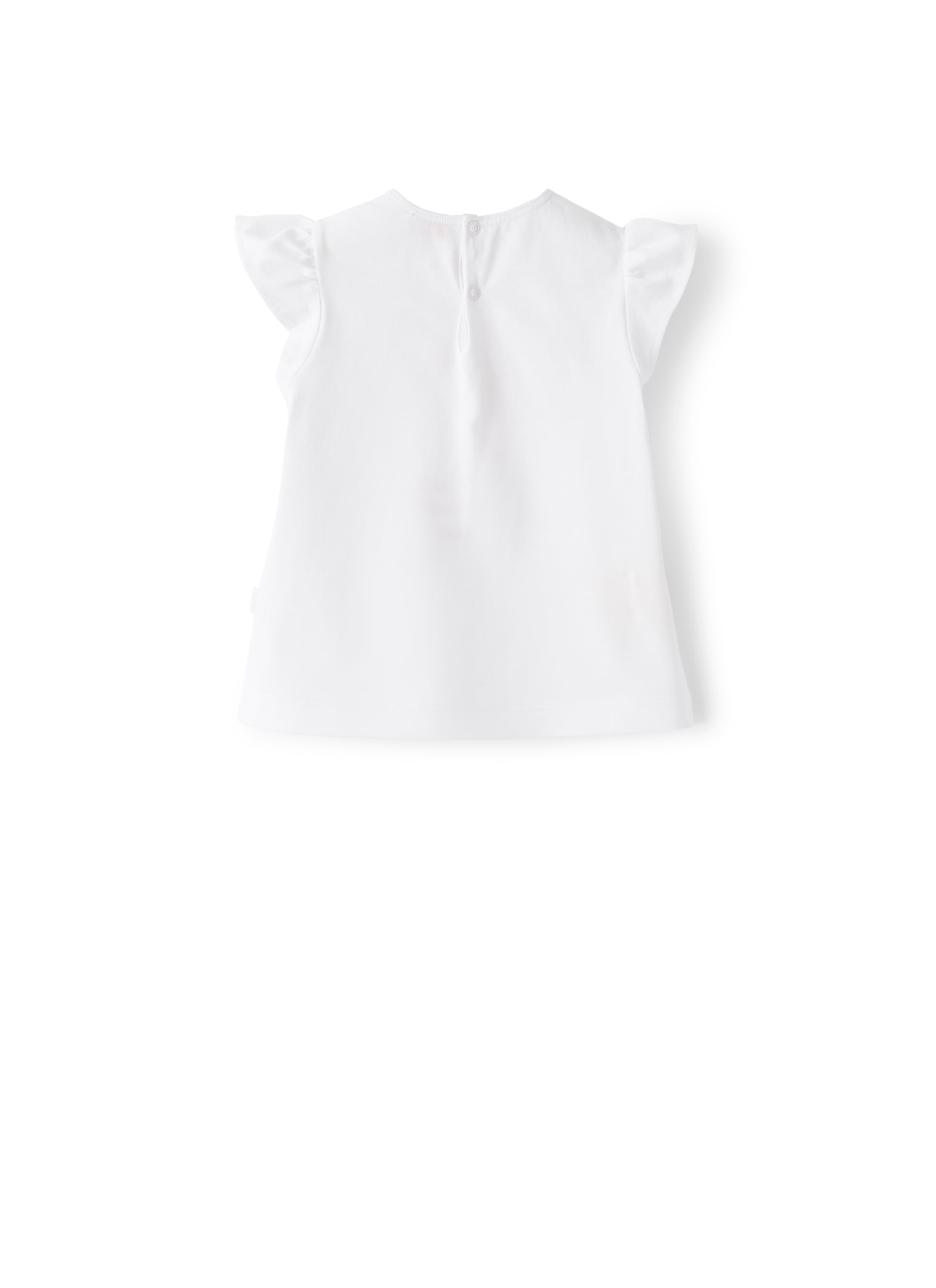T-shirt da neonata con stampa elefante