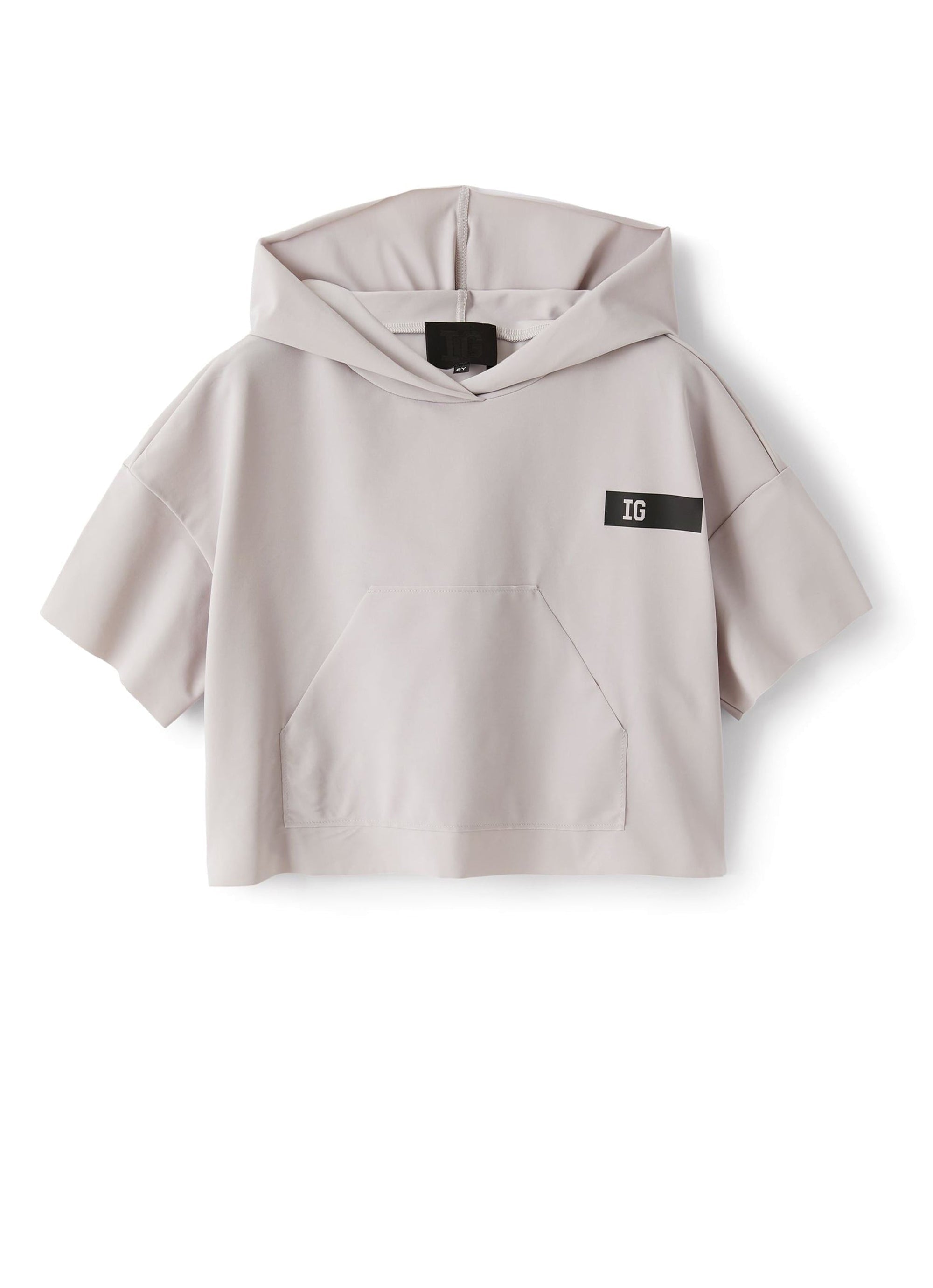 Hooded T-shirt - Grey Green