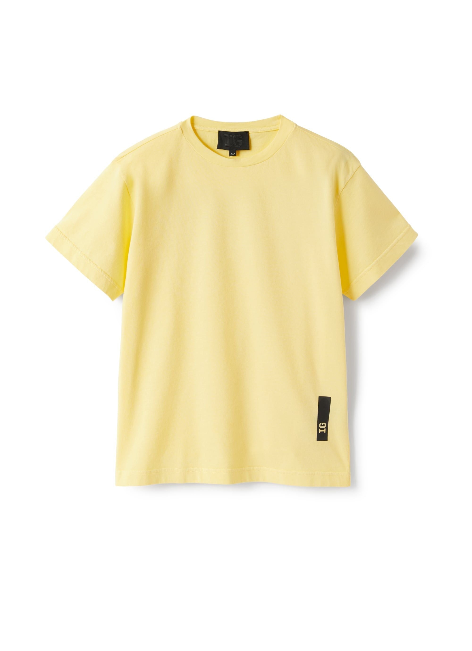 T-shirt à col ras du cou en jersey - Chick Yellow