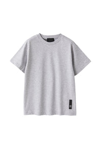 T-shirt in jersey  cotone  grigio mélange