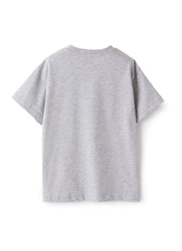 T-shirt in jersey  cotone  grigio mélange