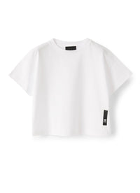 Short-sleeved round-neck T-shirt - White