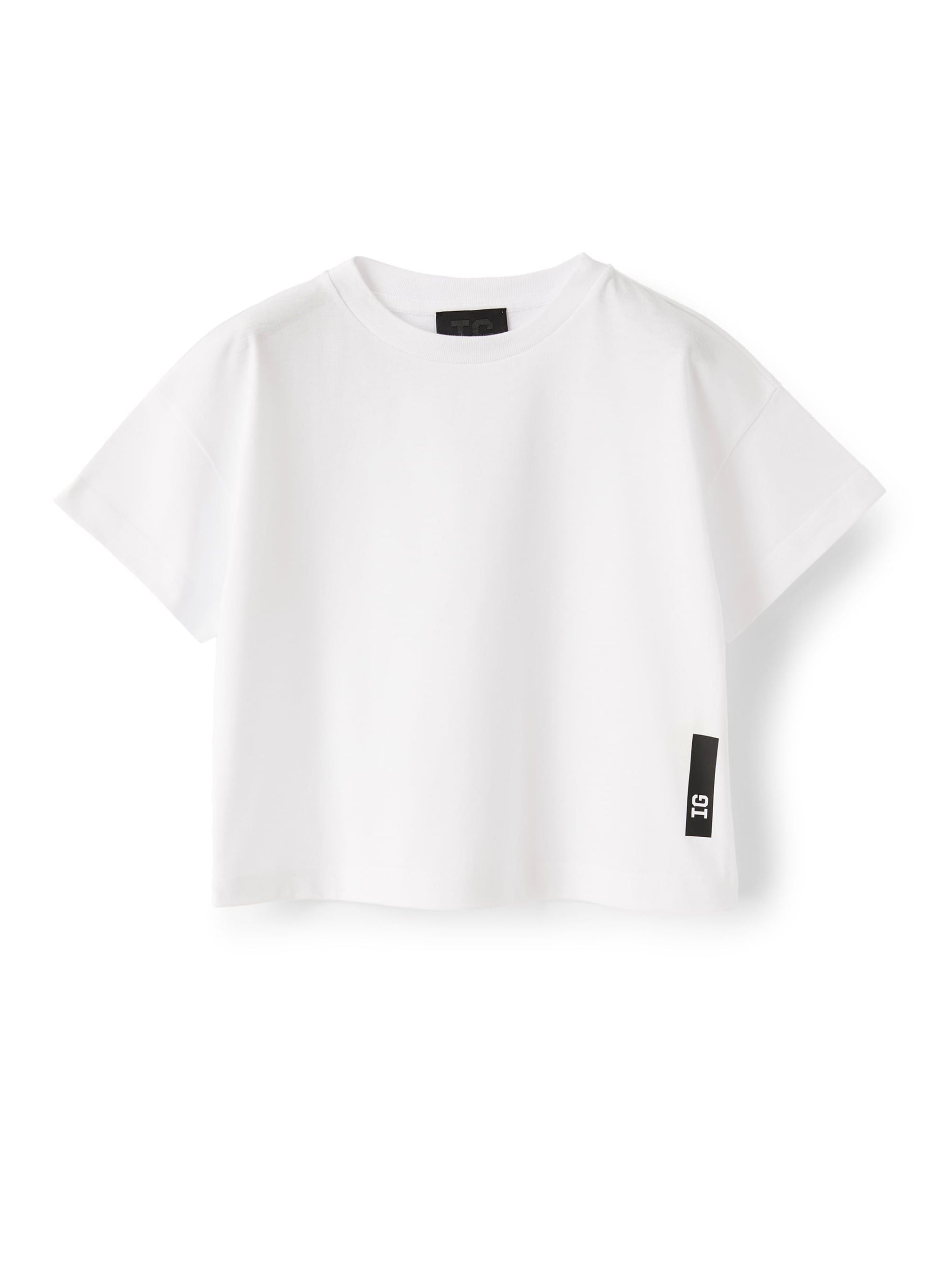 Short-sleeved round-neck T-shirt - White