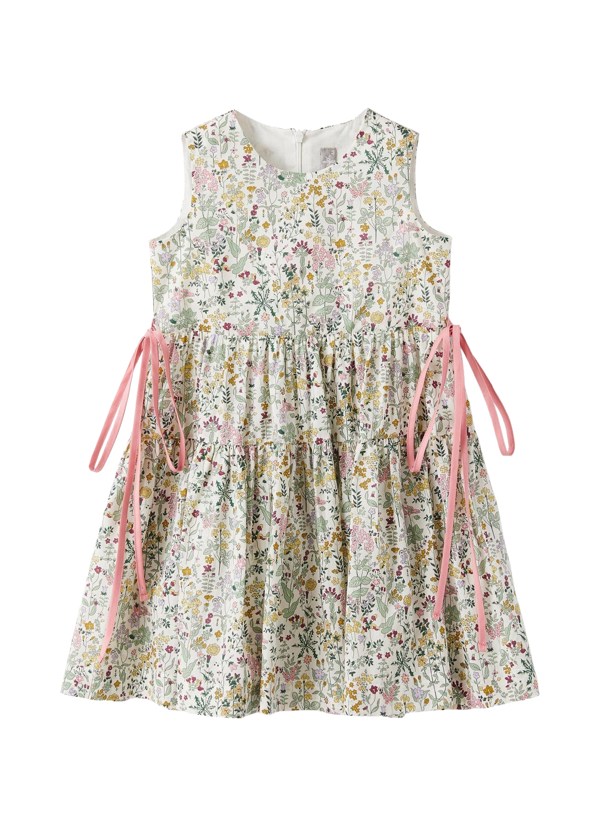 Vestito smanicato in cotone Liberty Fabrics