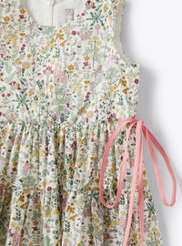 Vestito smanicato in cotone Liberty Fabrics