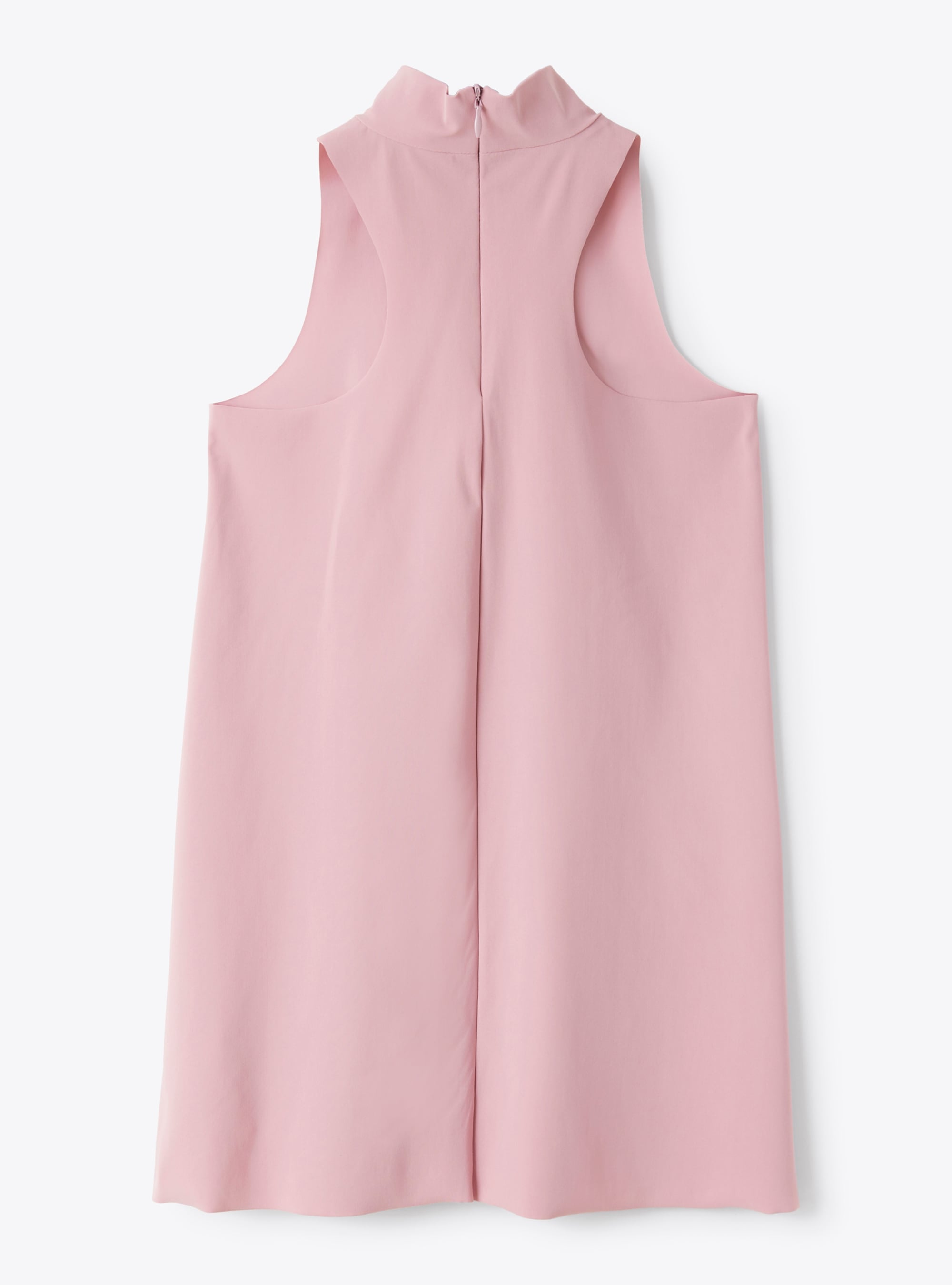 Sleeveless flared dress - Mauve