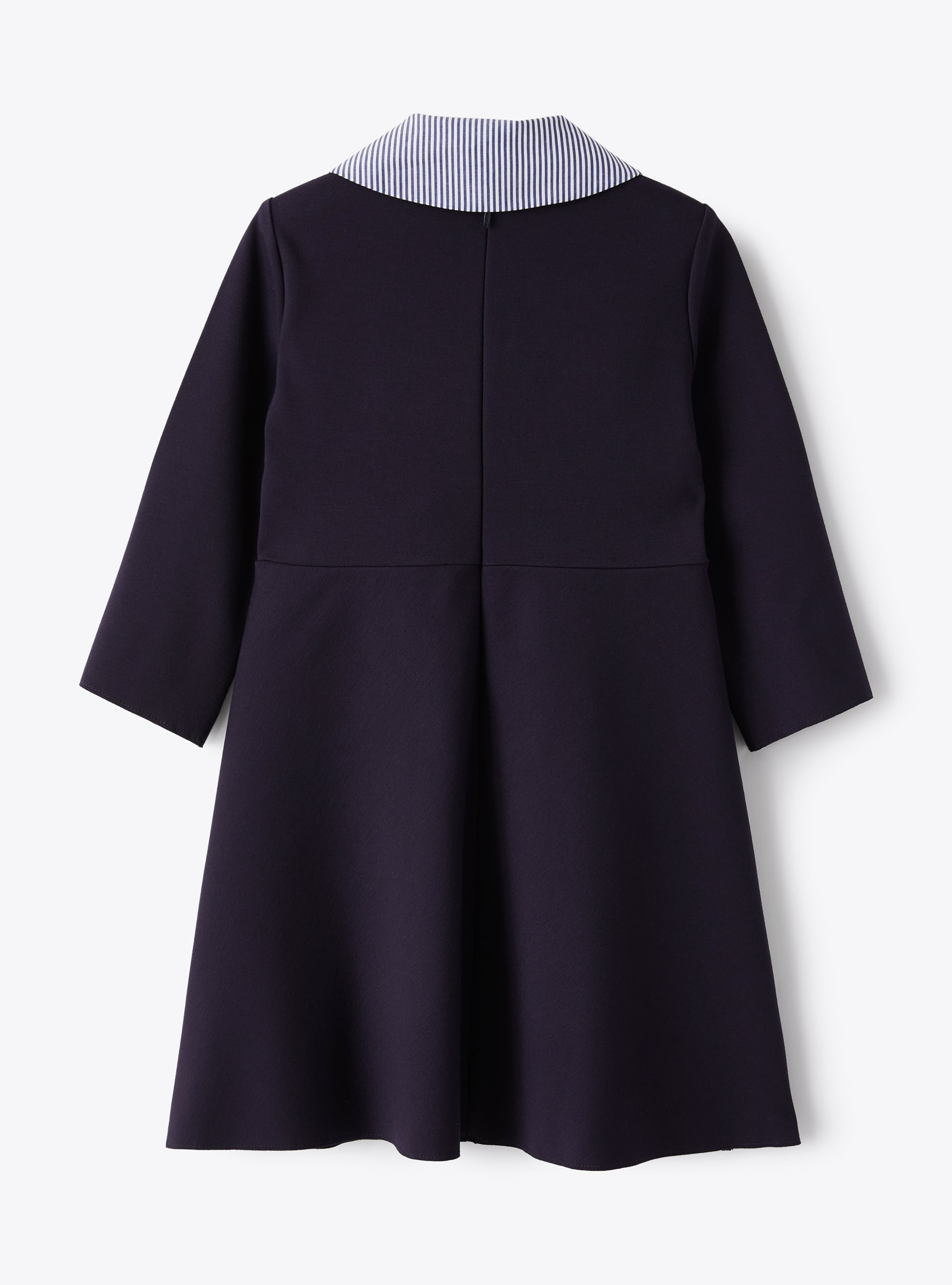 Vestito con foulard rimovibile