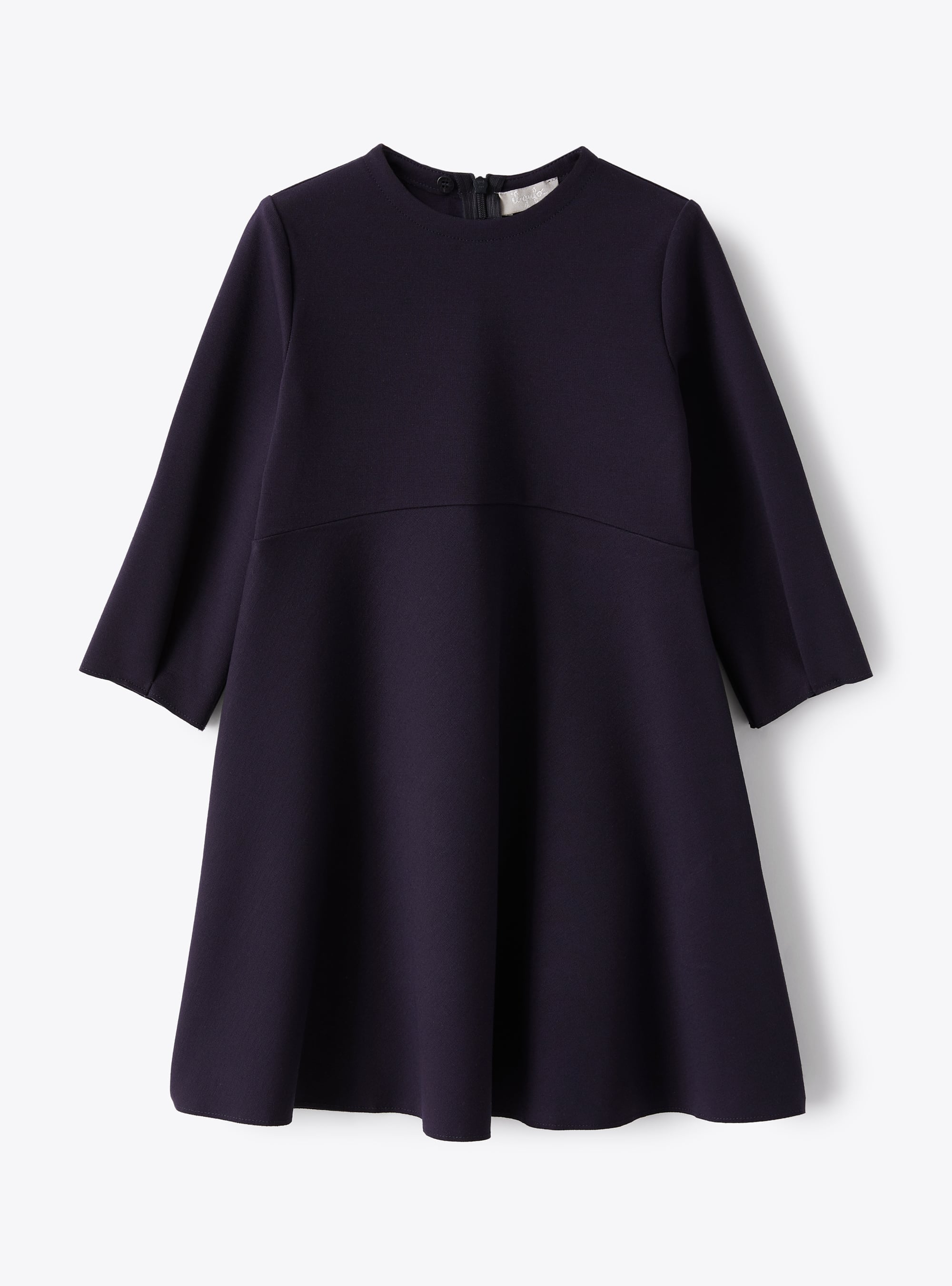 Vestito con foulard rimovibile