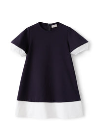 Vestito con colletto rimovibile