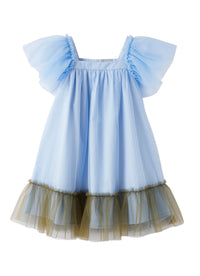 Vestito in tulle bicolore