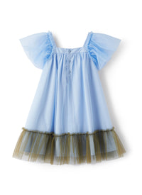 Vestito in tulle bicolore