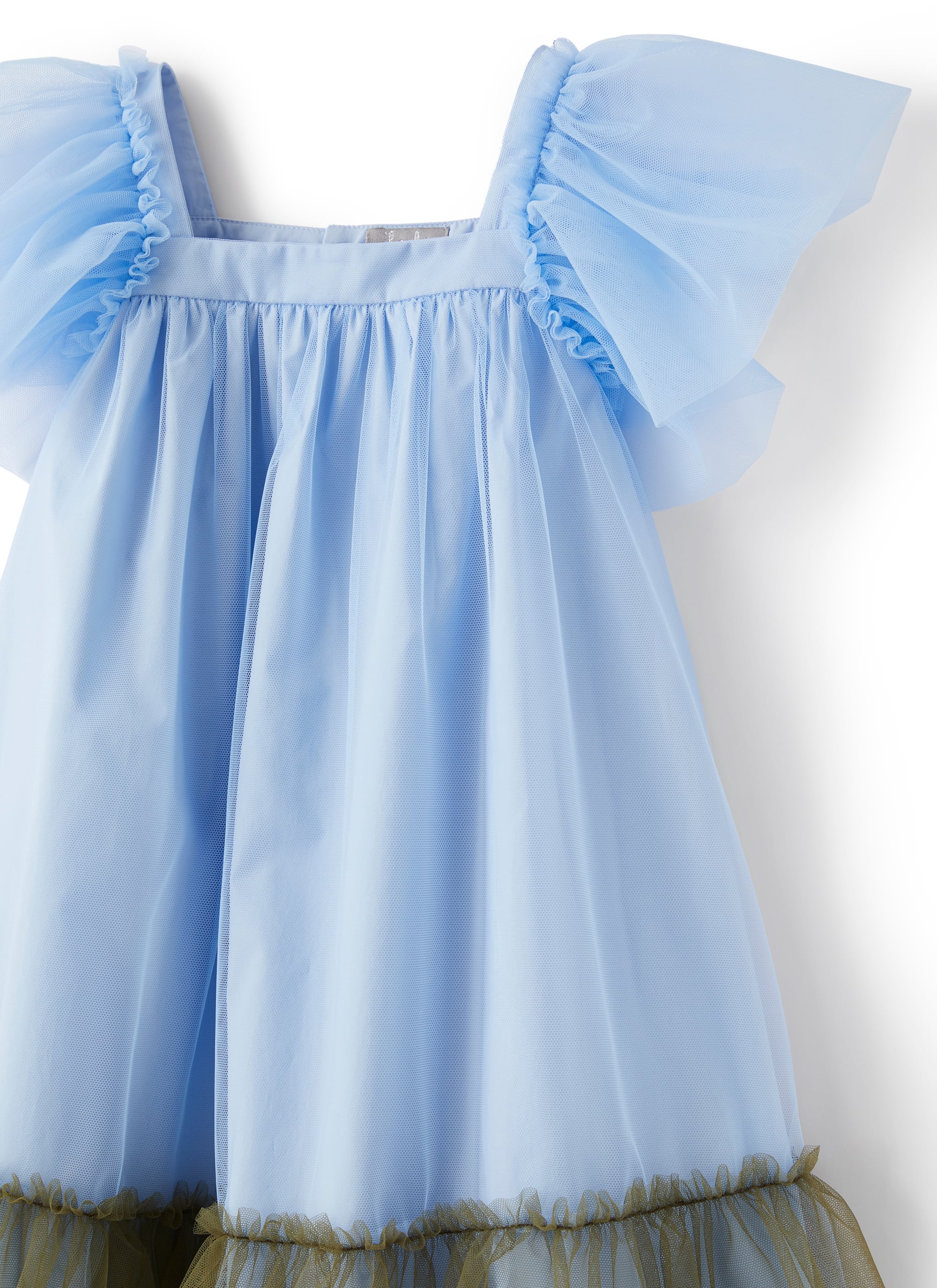 Vestito in tulle bicolore