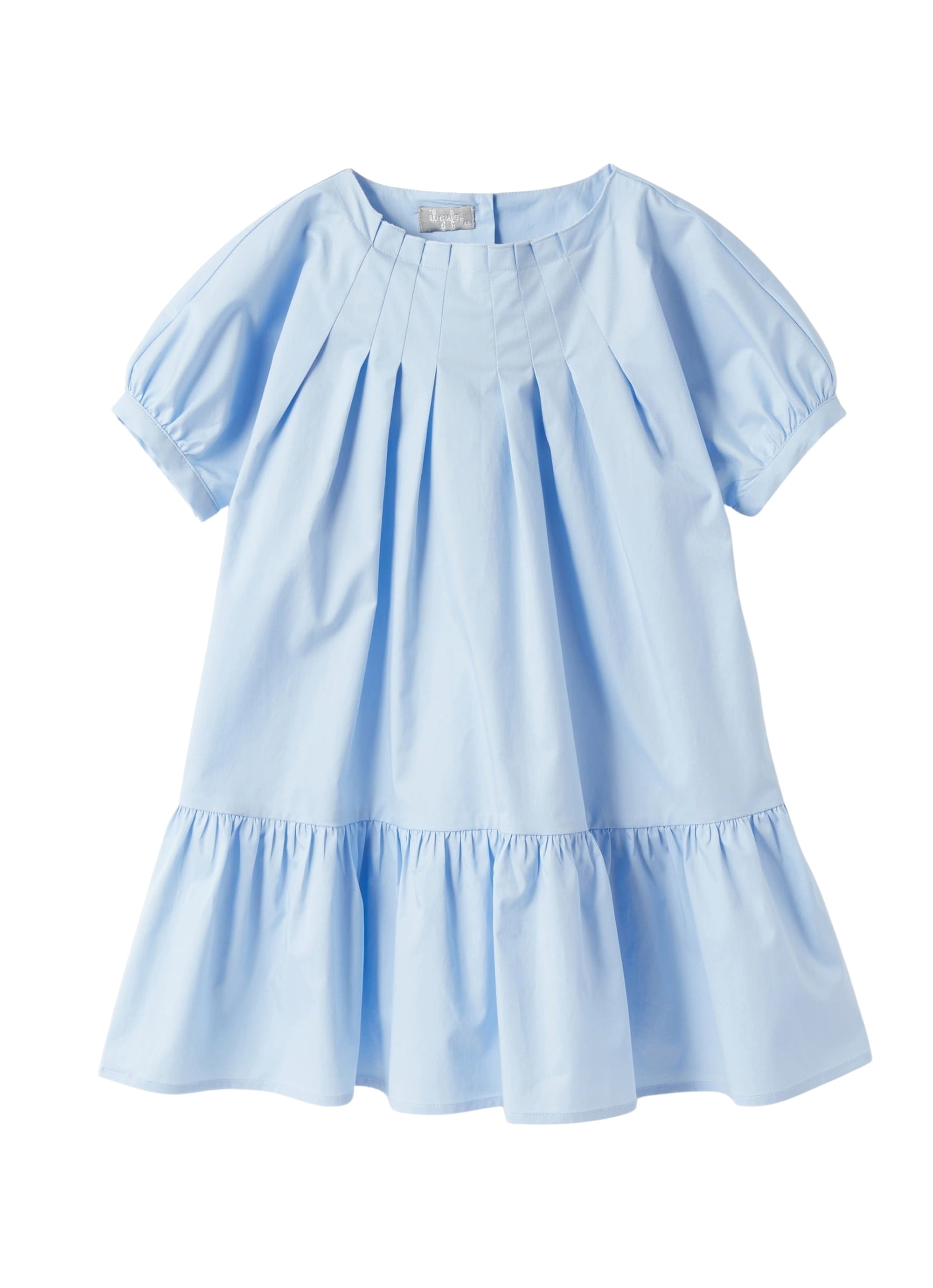 Vestito in raso stretch di cotone