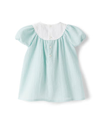 Vestito da neonata in goffratino