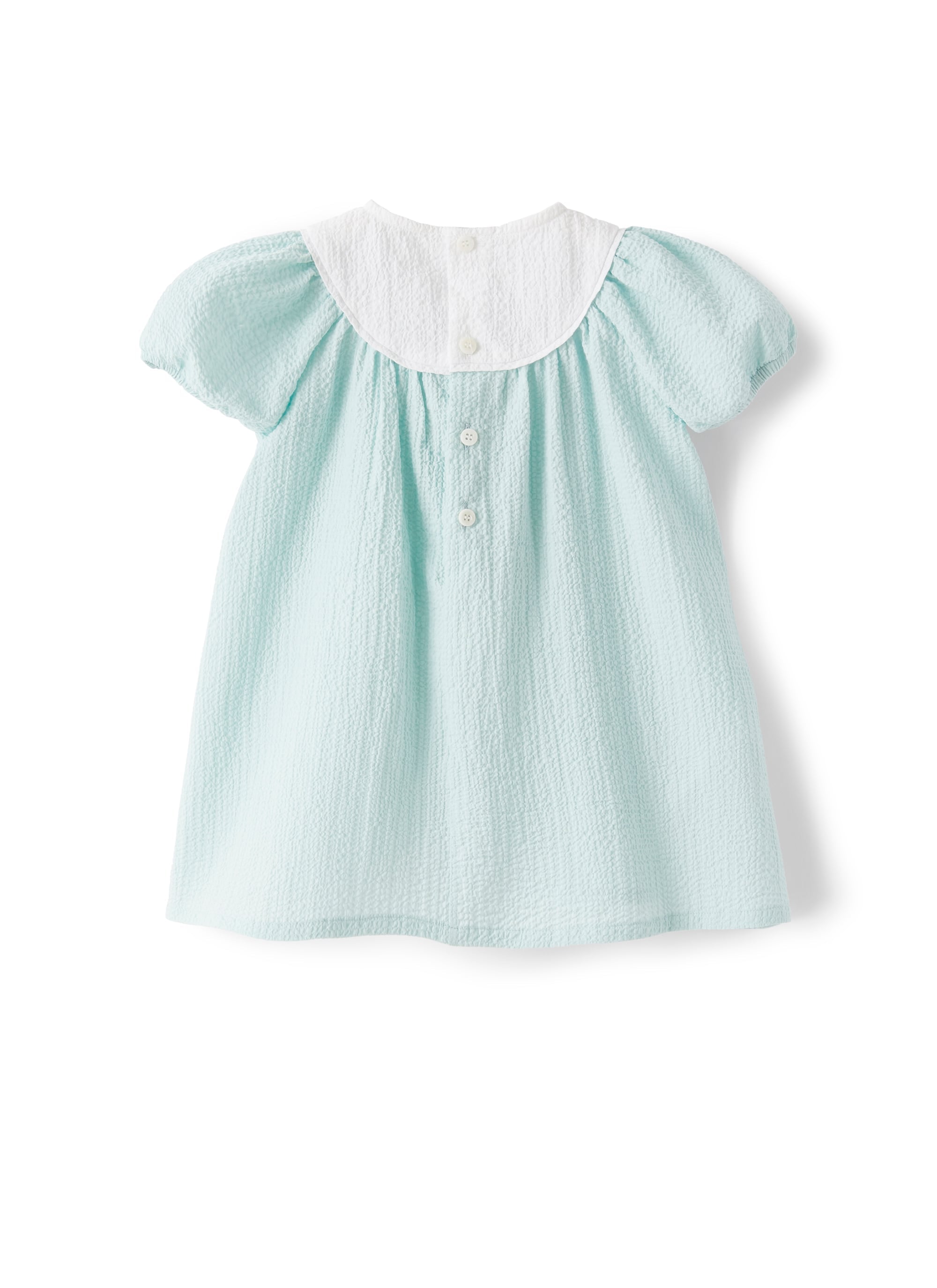 Vestito da neonata in goffratino