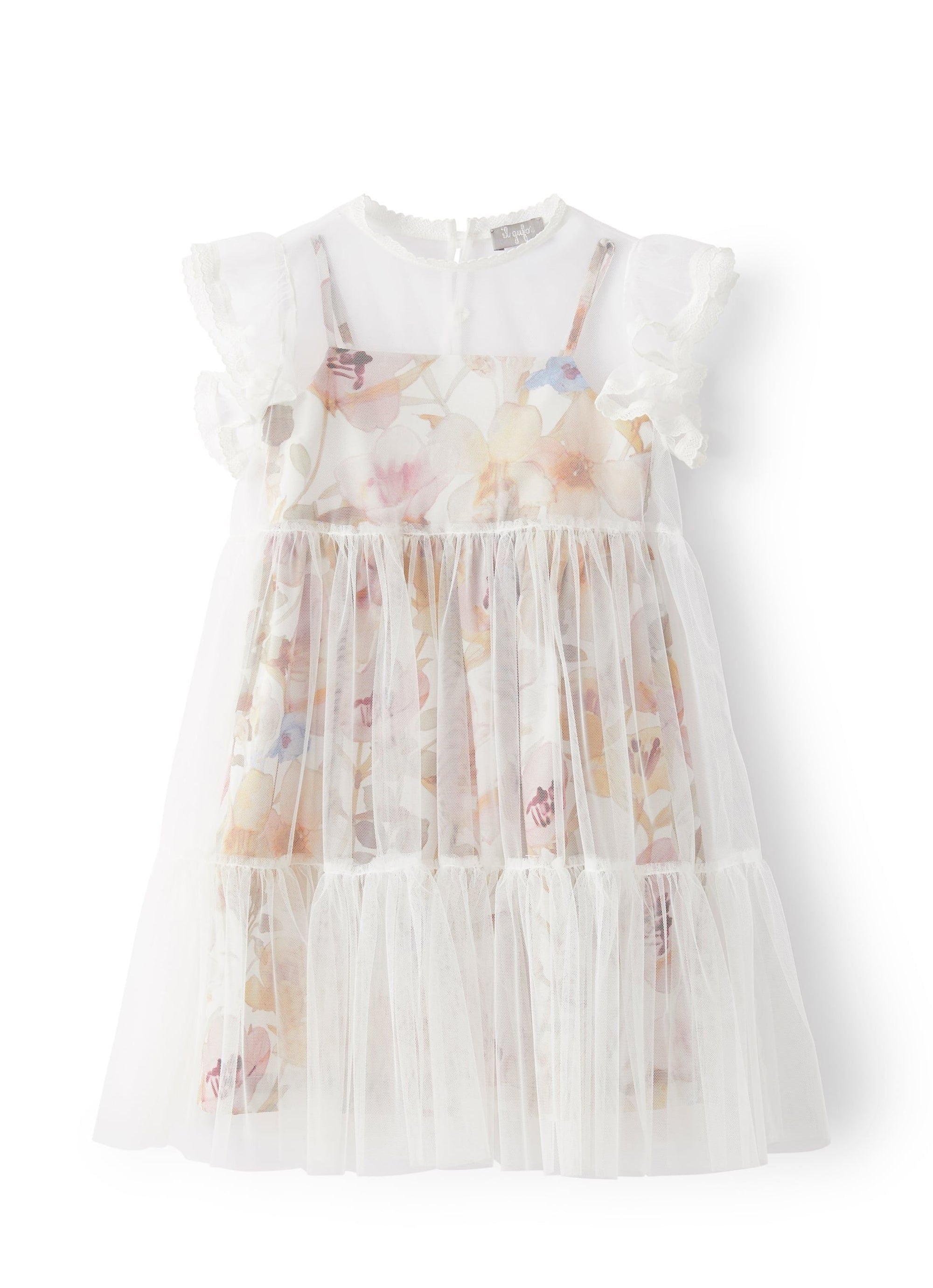 Floral tulle dress - Milk & Pink