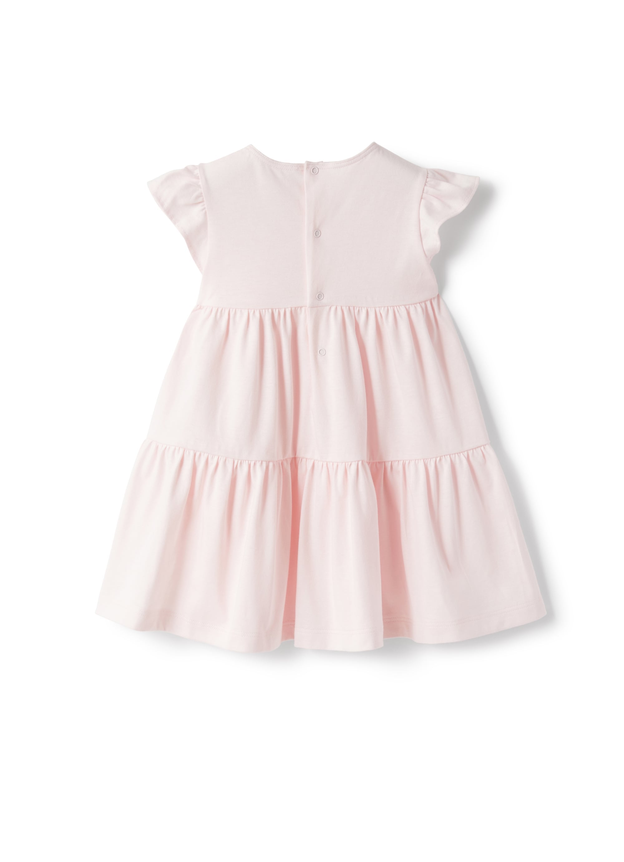 Vestito da neonata in jersey con fiore