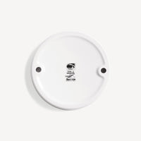 Tema e Variazioni n°139 round porcelain ashtray - Black & White