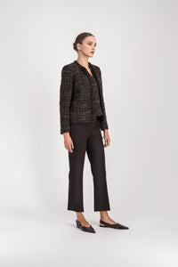 Veste courte col rond - Ebene