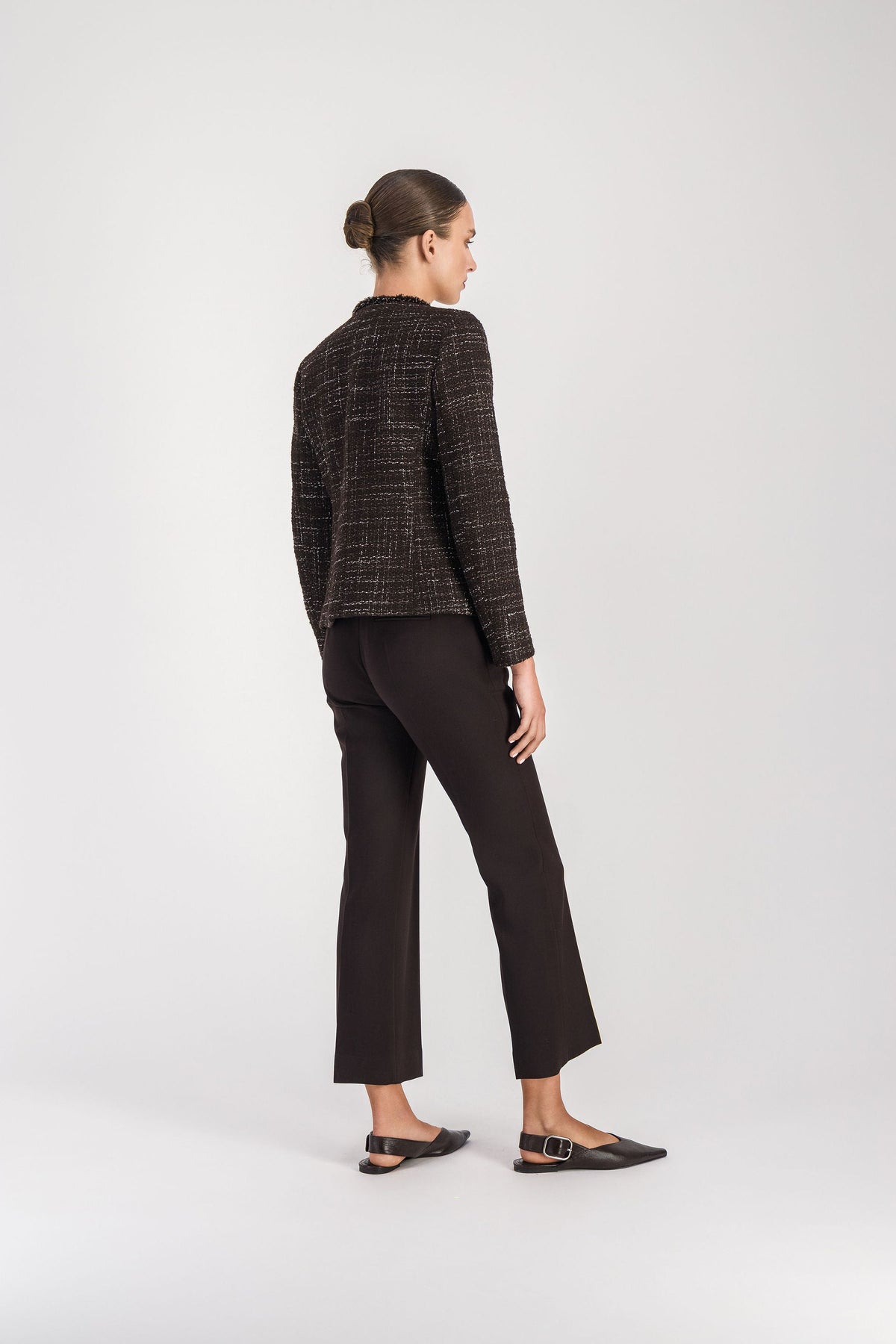 Veste courte col rond - Ebene