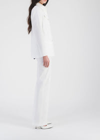 Safari-style jacket - Optical White