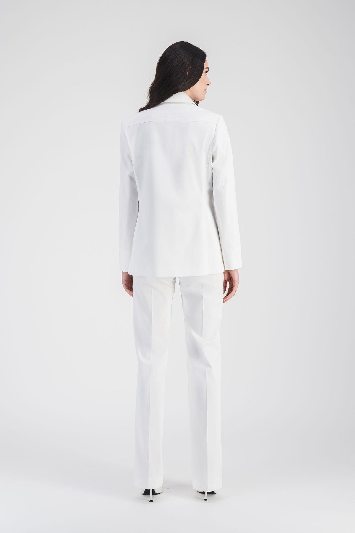 Veste chemise poche plaquee - Blanc Optique