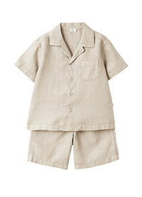 Two-piece linen set