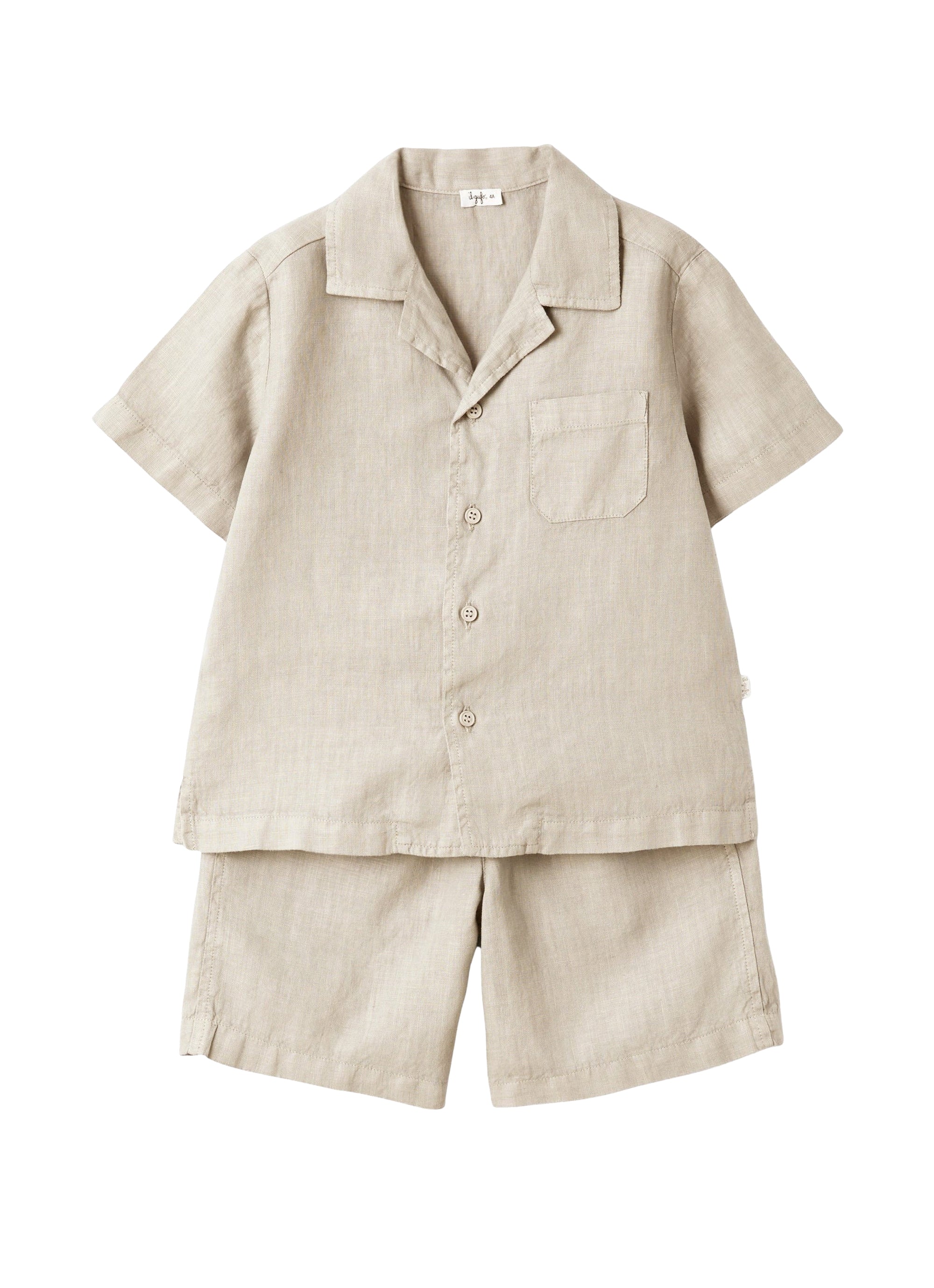 Two-piece linen set