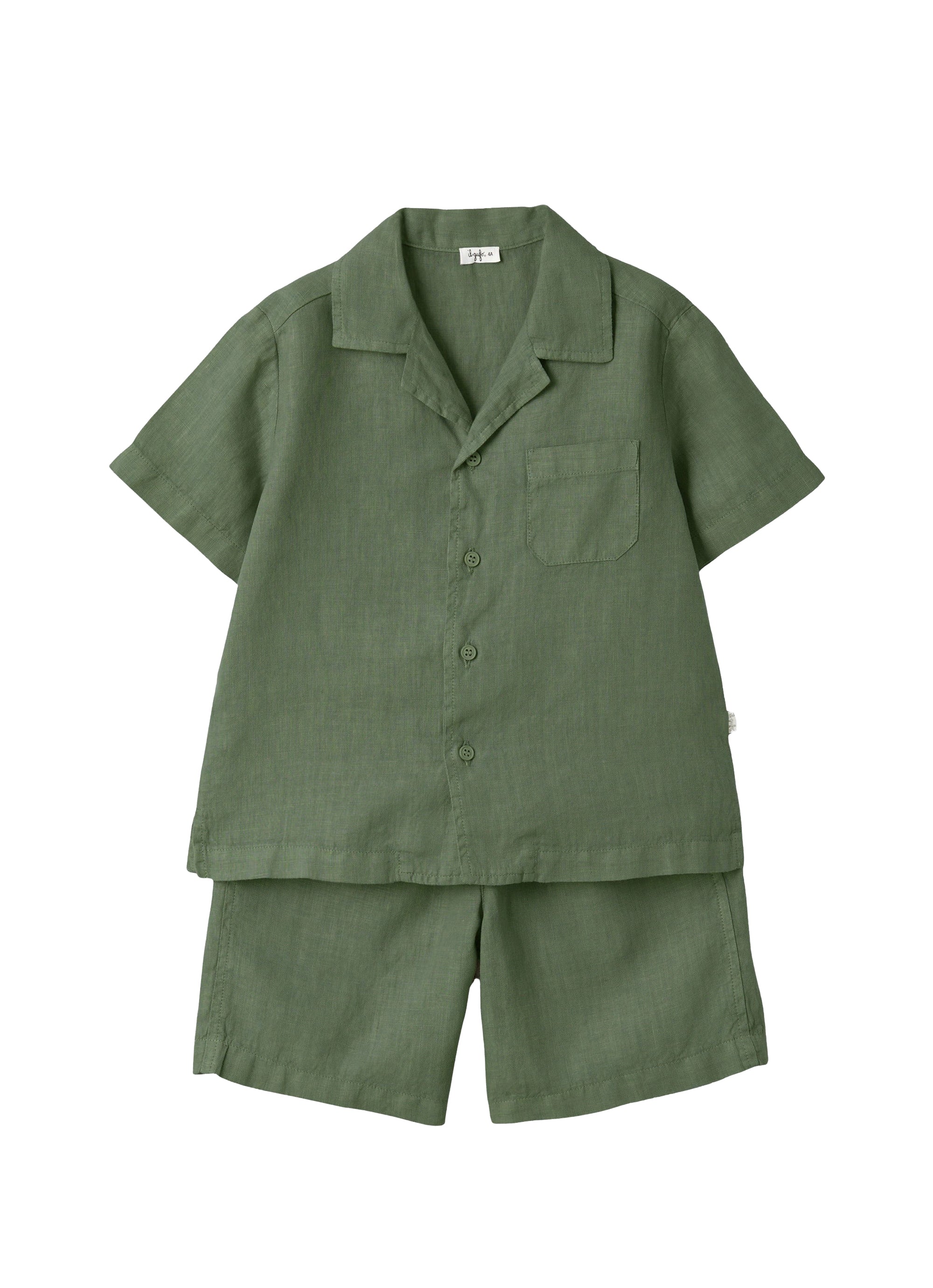 Two-piece linen set