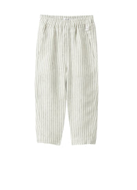 Linen carrot pants