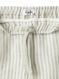 Linen carrot pants
