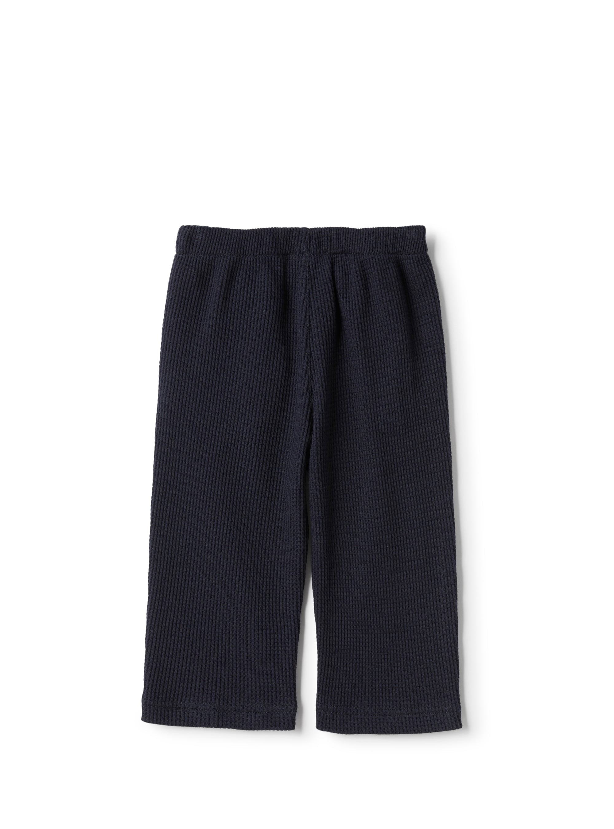 Waffle cotton pants
