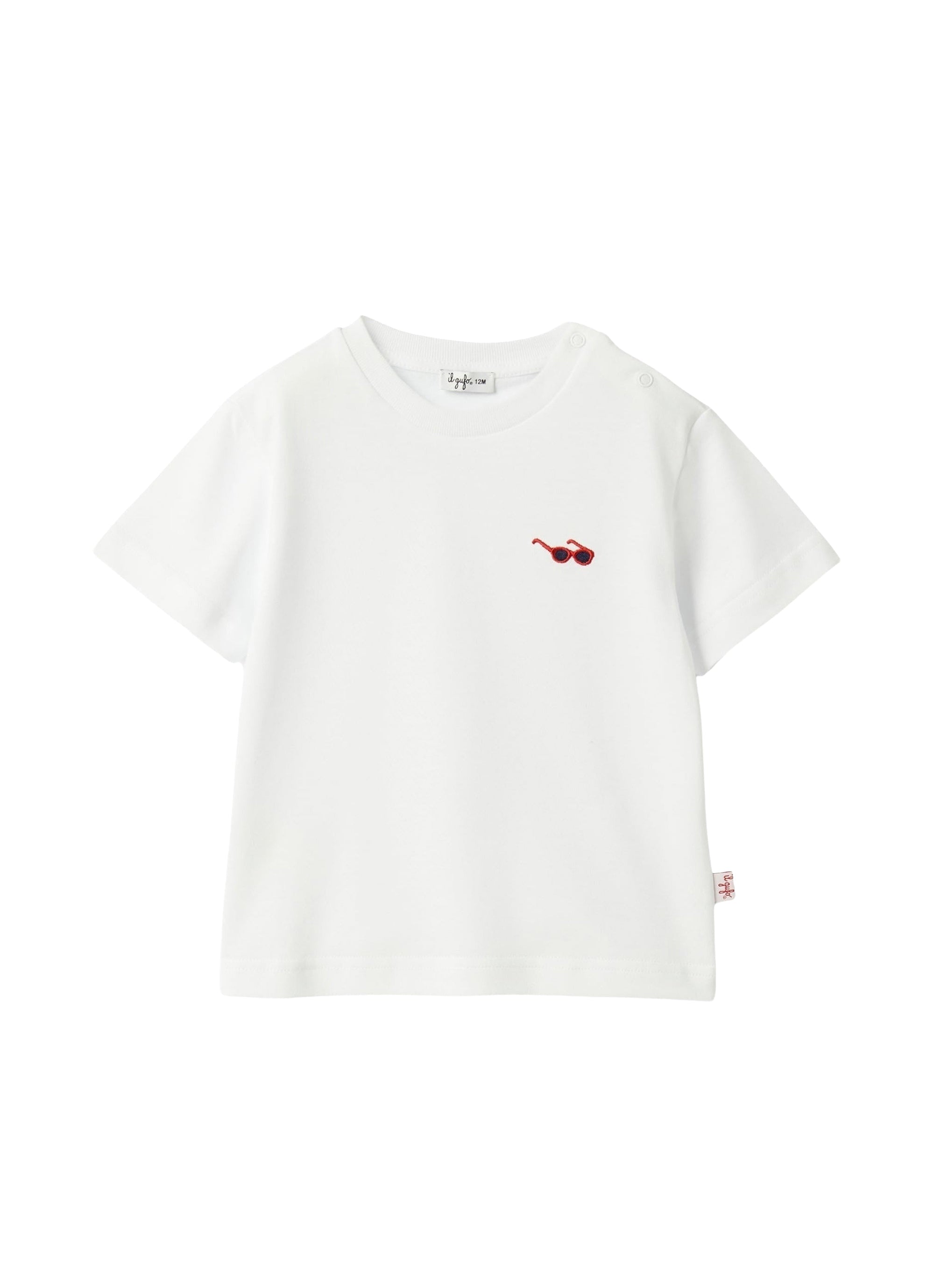 Jersey t-shirt with embroidery
