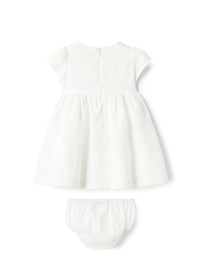 Linen dress with embroidery