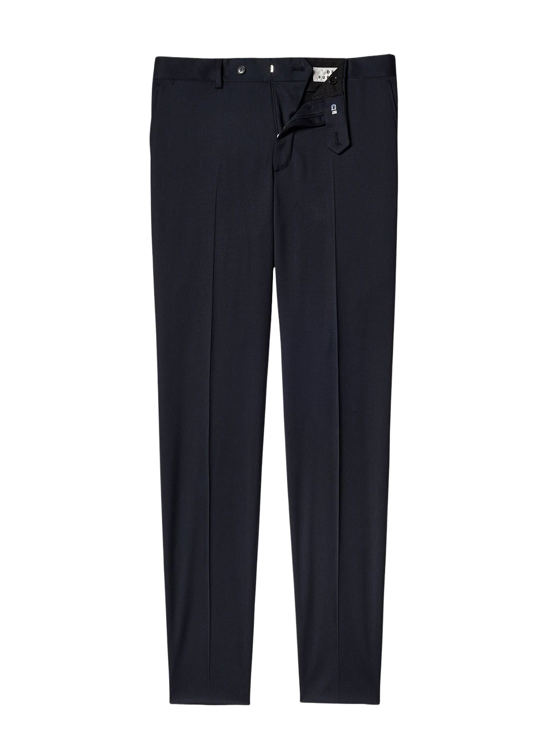 Wool twill trousers - Navy Blue