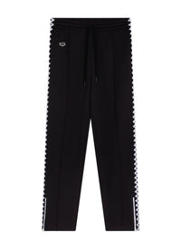 Pantalon de survêtement en coton mélangé - Noir
