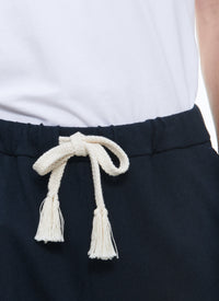 Drawstring pyjama trousers - Navy