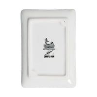 Giardino Settecentesco porcelain ashtray - Grey & Black & White