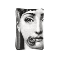 Tema e Variazioni n°137 porcelain ashtray - Black & White