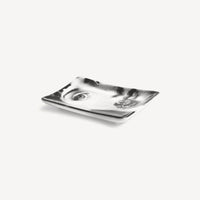 Tema e Variazioni n°137 porcelain ashtray - Black & White