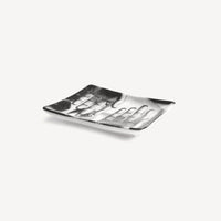 Tema e Variazioni n°154 porcelain ashtray - Black & White