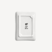 Tema e Variazioni n°154 porcelain ashtray - Black & White