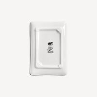 Tema e Variazioni n°363 porcelain ashtray - Black & White
