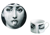 Tema e Variazioni 2005 porcelain teacup - Black & White