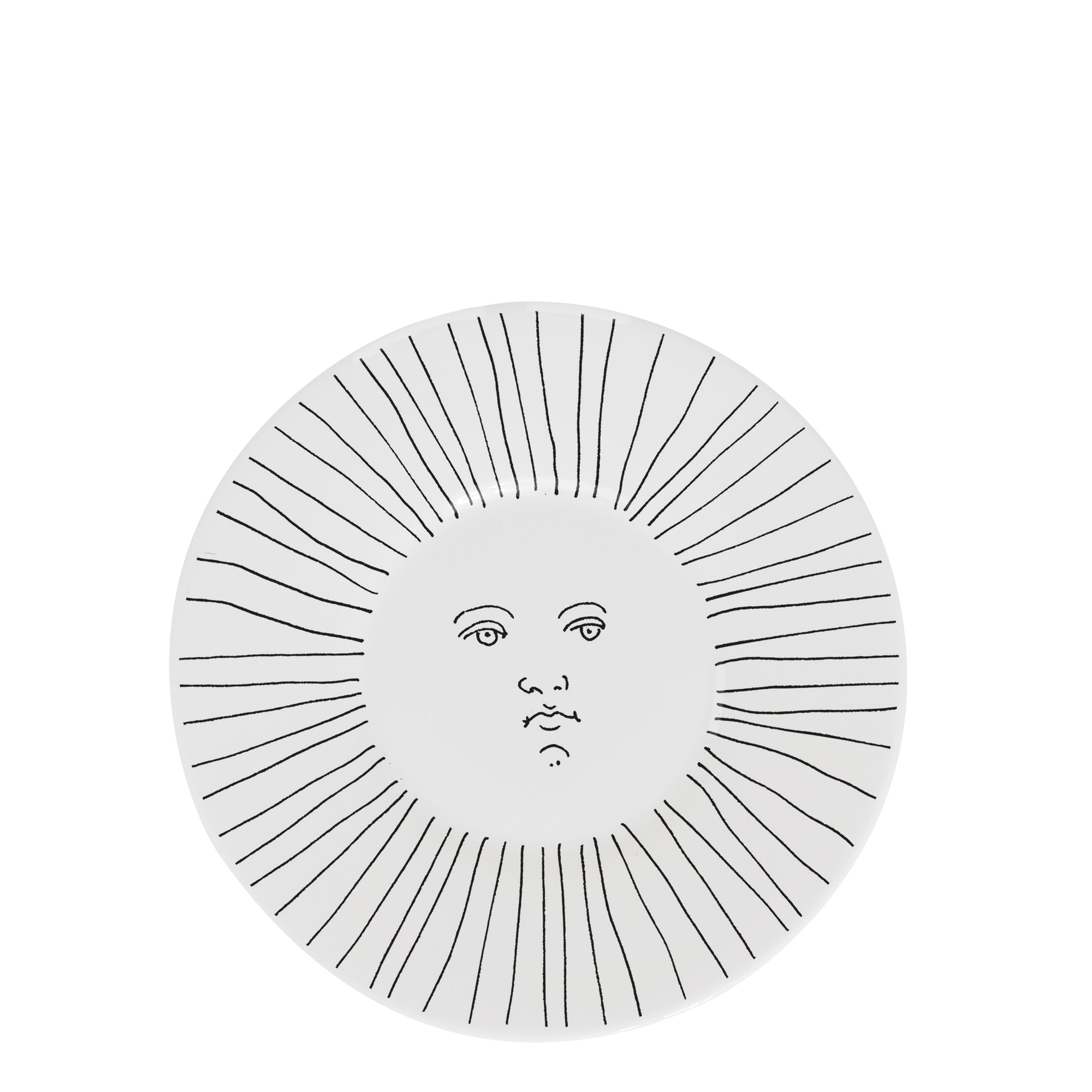 Solitario porcelain teacup - Black & White