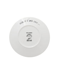 Solitario porcelain teacup - Black & White